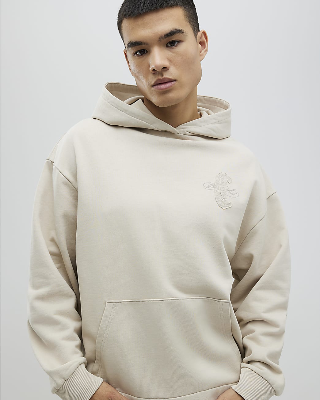 Oversize Hoodie Beige