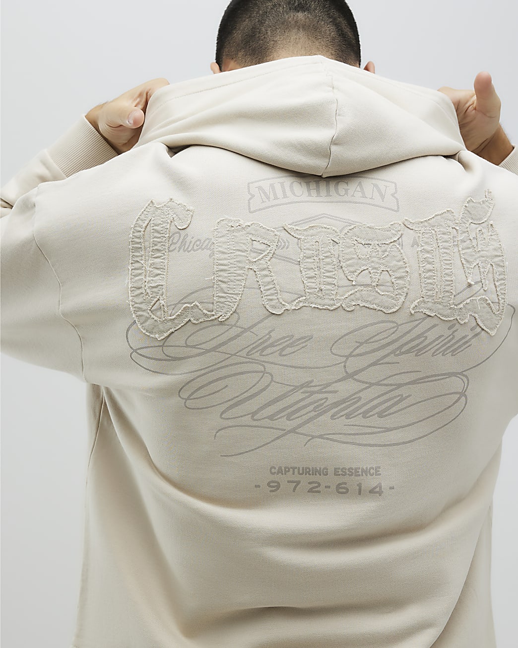 Oversize Hoodie Beige